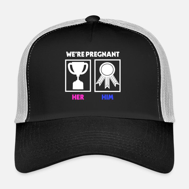 Déclaration de grossesse du parent Enceinte Casquette trucker 