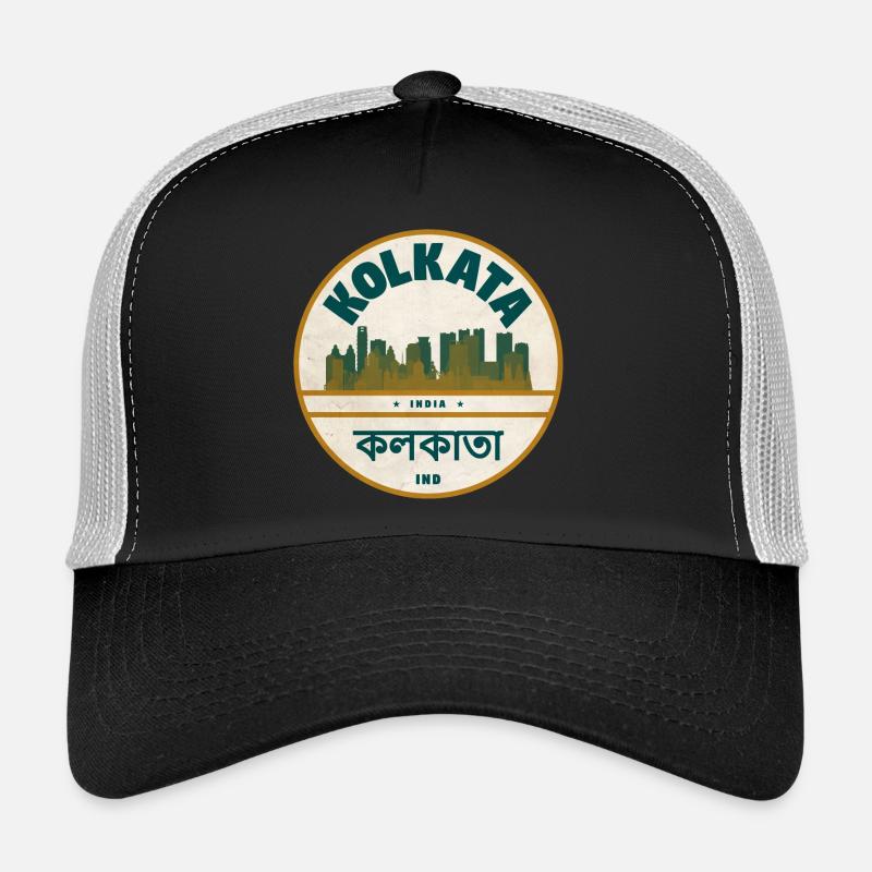 Kolkata Skyline Abzeichen Trucker Cap