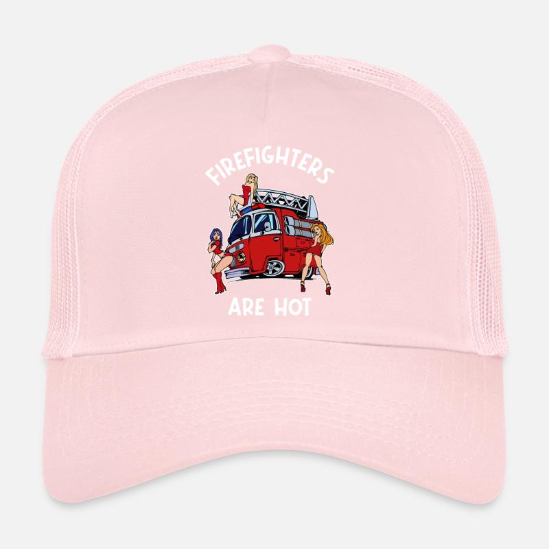 Volunteer Fire Brigade Statement Fire Engine Trucker Cap