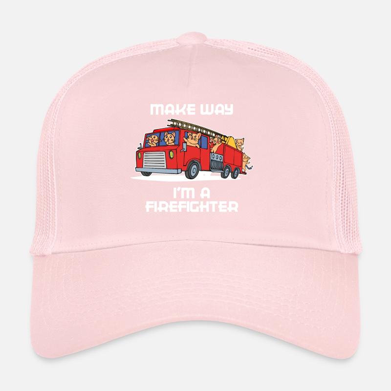 Déclaration de pompiers Pompiers Pompiers professionnels Casquette trucker 