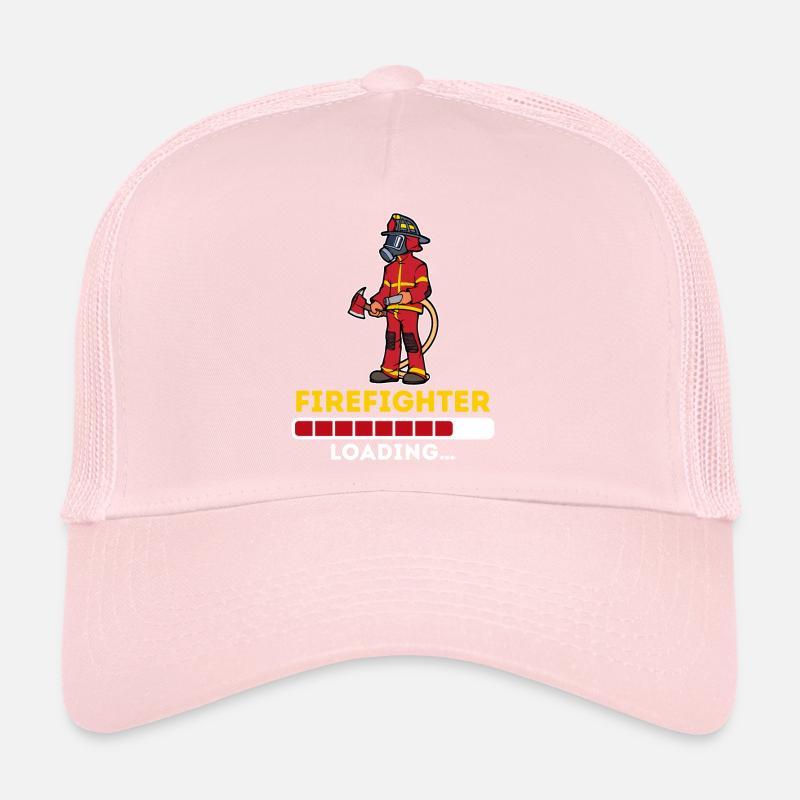 Fire brigade fire hose slogan firefighter Trucker Cap