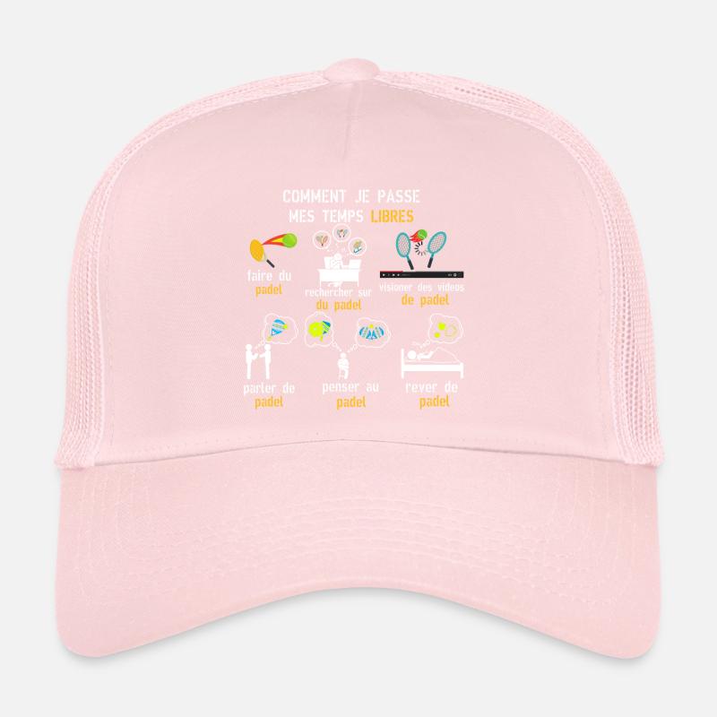 Temps libres padel cadeau padel Casquette trucker 