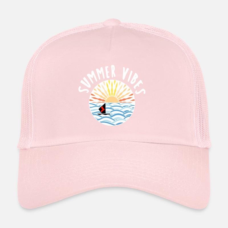 Vagues Été Voile Soleil Casquette trucker 