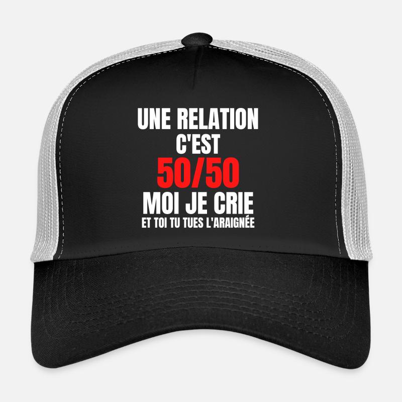 arachnophobe, peur des araignées, araignée Casquette trucker 