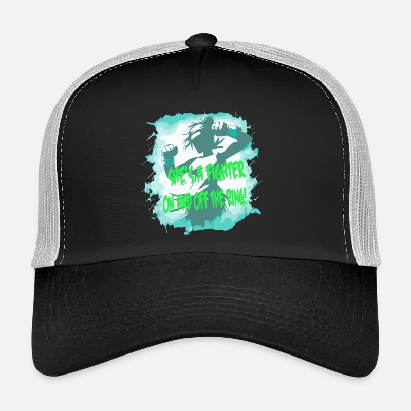Fighter She's a fighter Trucker Cap