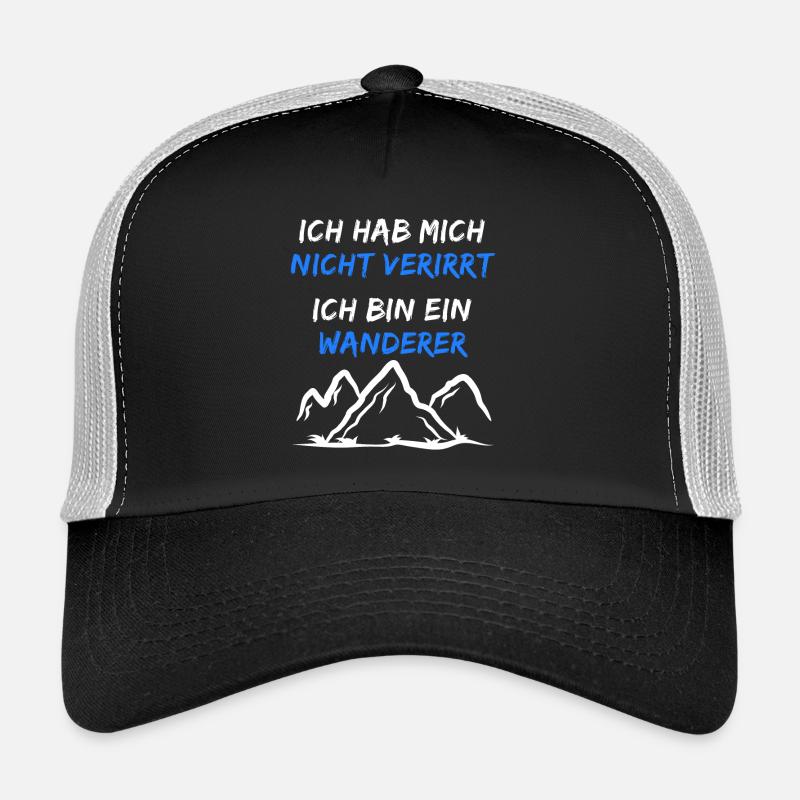 Berggipfel Wanderwege Statement Wandern Wanderer Trucker Cap