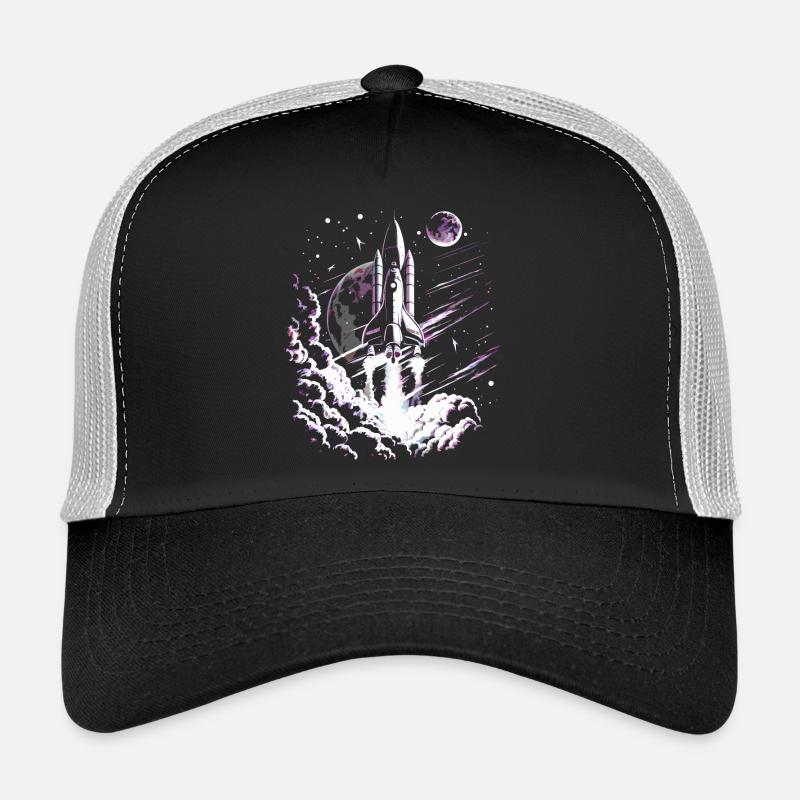Rocket at take-off Trucker Cap