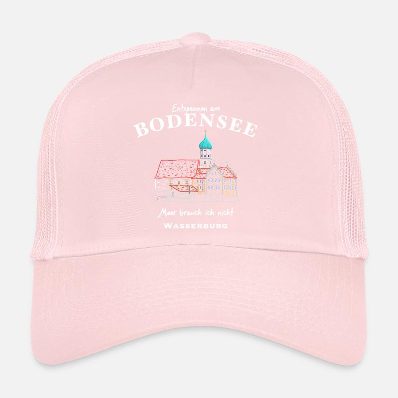 Wasserburg, Bodensee, Bayern Trucker Cap