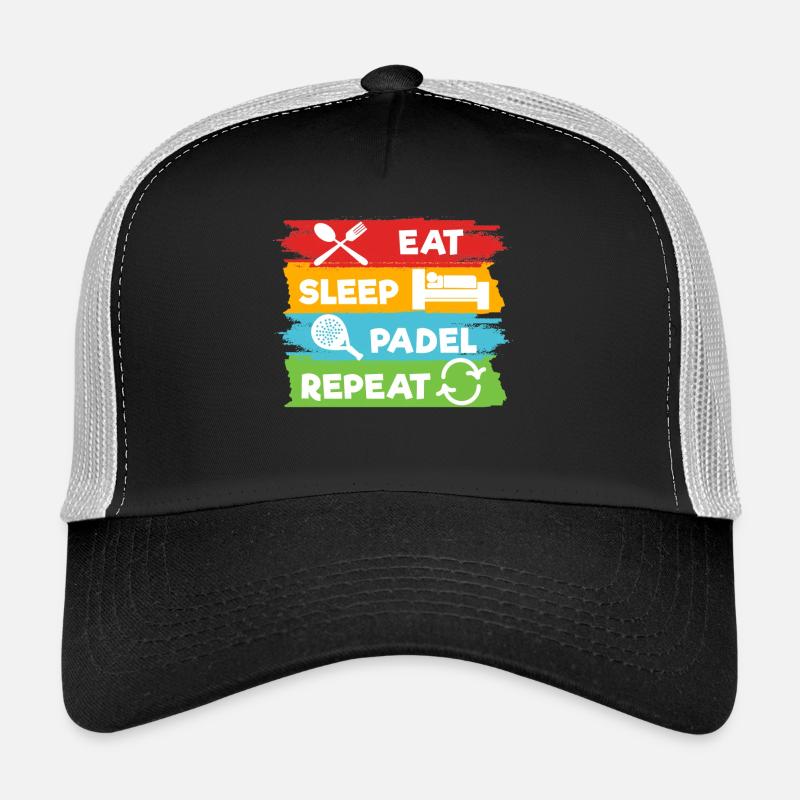 Padel Team Player Padel Racket Sport Statement Trucker Cap