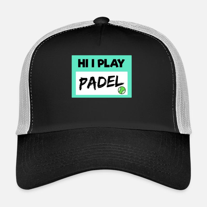 Déclaration de Balles de jeu de padel de joueur de padel de loisir Casquette trucker 
