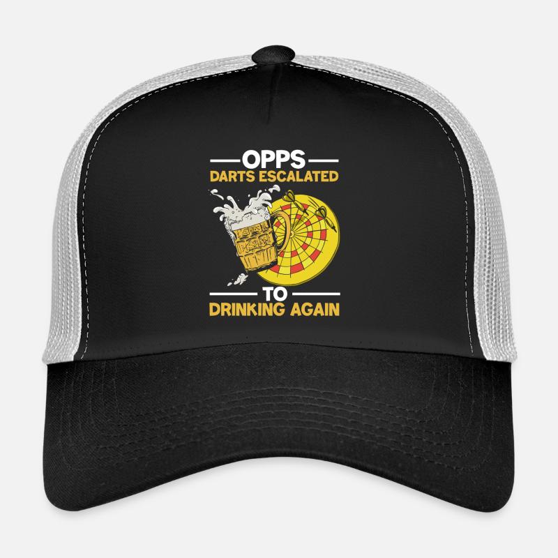 Dart Bier Kneipen Design Trucker Cap