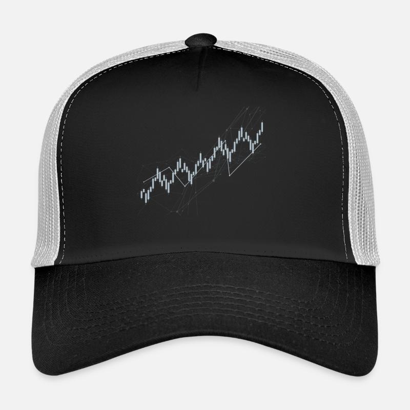 Candlestick chart Trucker Cap