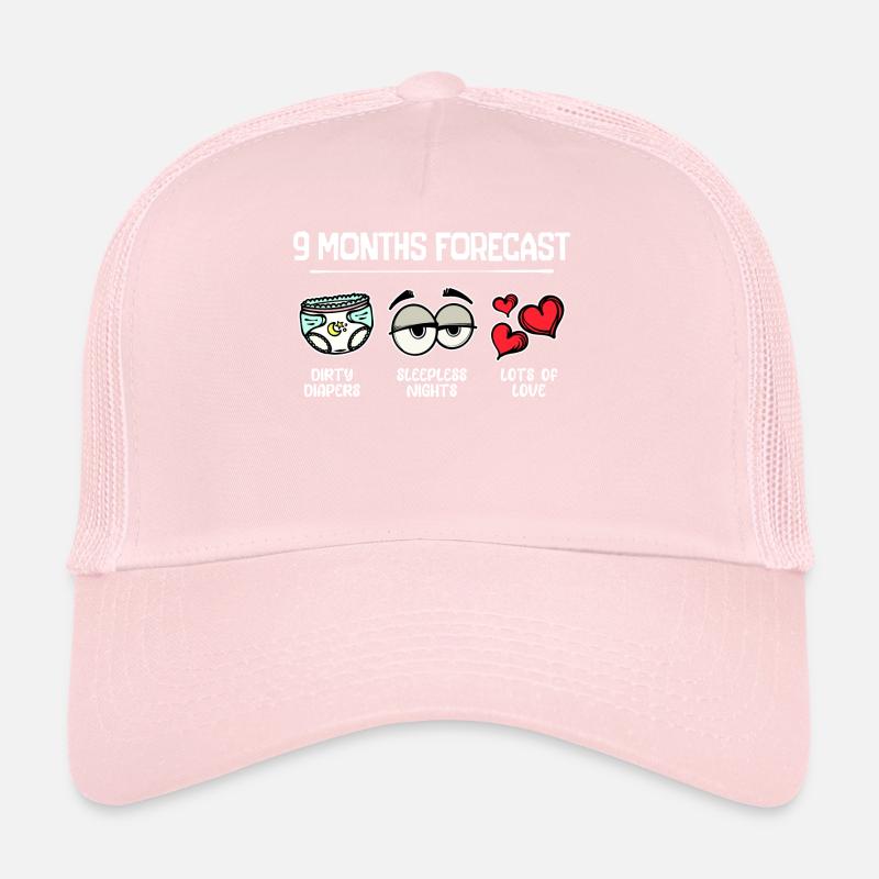 Parenting Pregnant Statement Heart Casquette trucker 