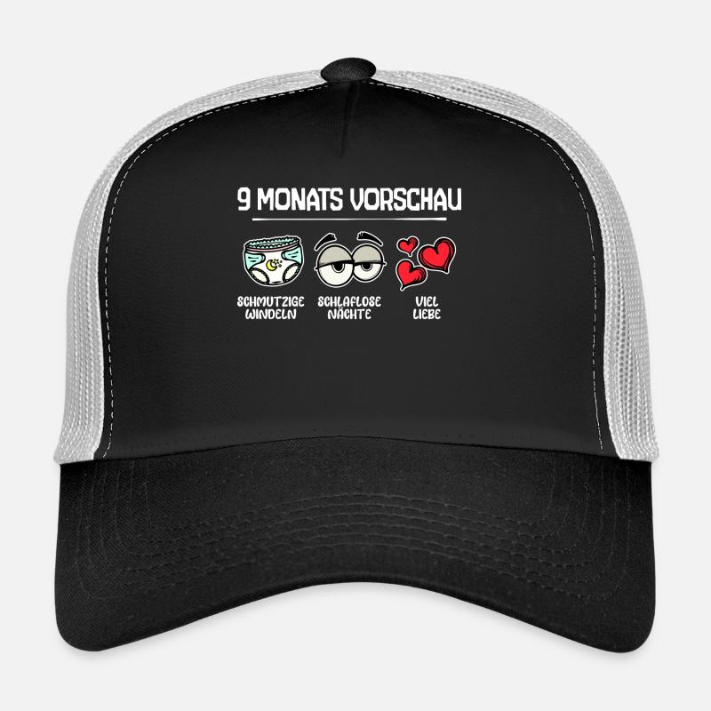 Elternschaft Statement Baby Geburt Schwanger Herz Trucker Cap