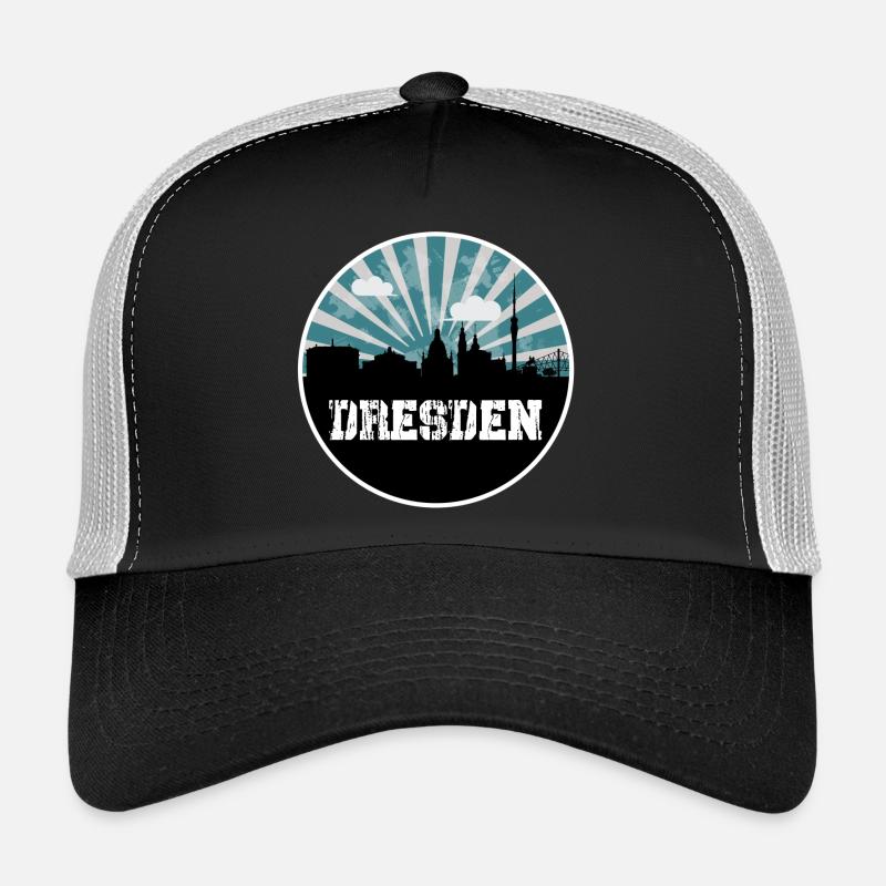 Horizon de l’heure bleue de Dresde Casquette trucker 