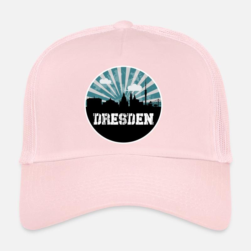 Dresden Blue Hour Skyline Trucker Cap