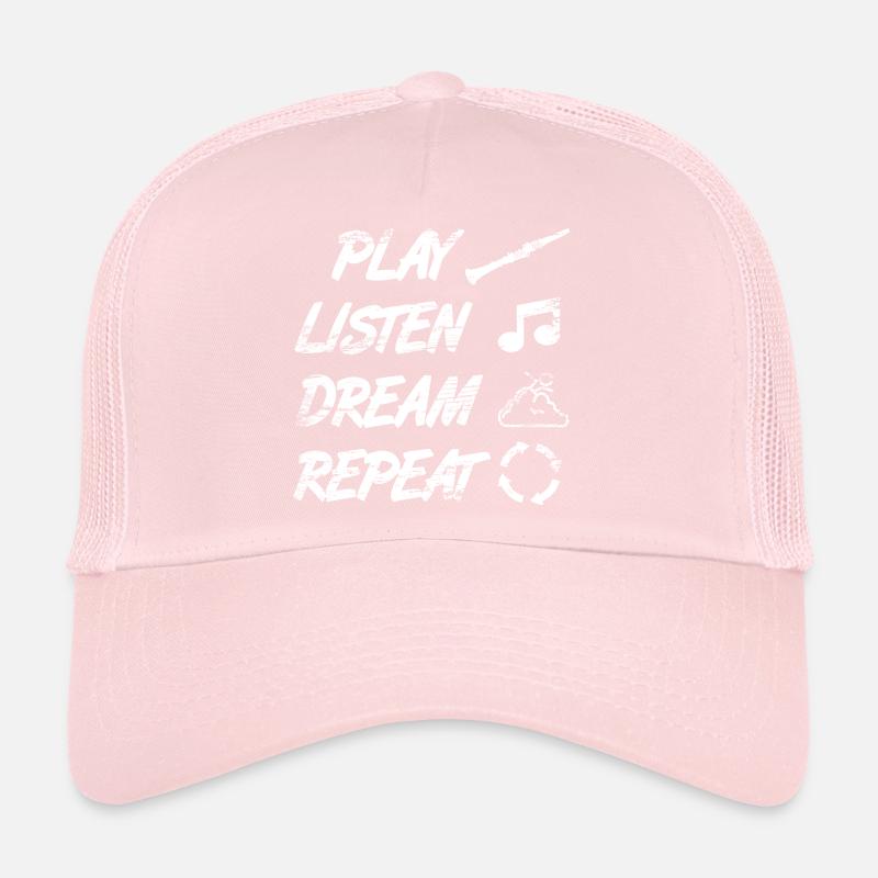 Jouer, écouter, rêver, répéter Casquette trucker 