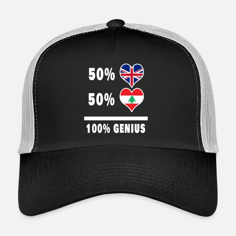 Liban et Grande-Bretagne 100% Genius Flag Casquette trucker 