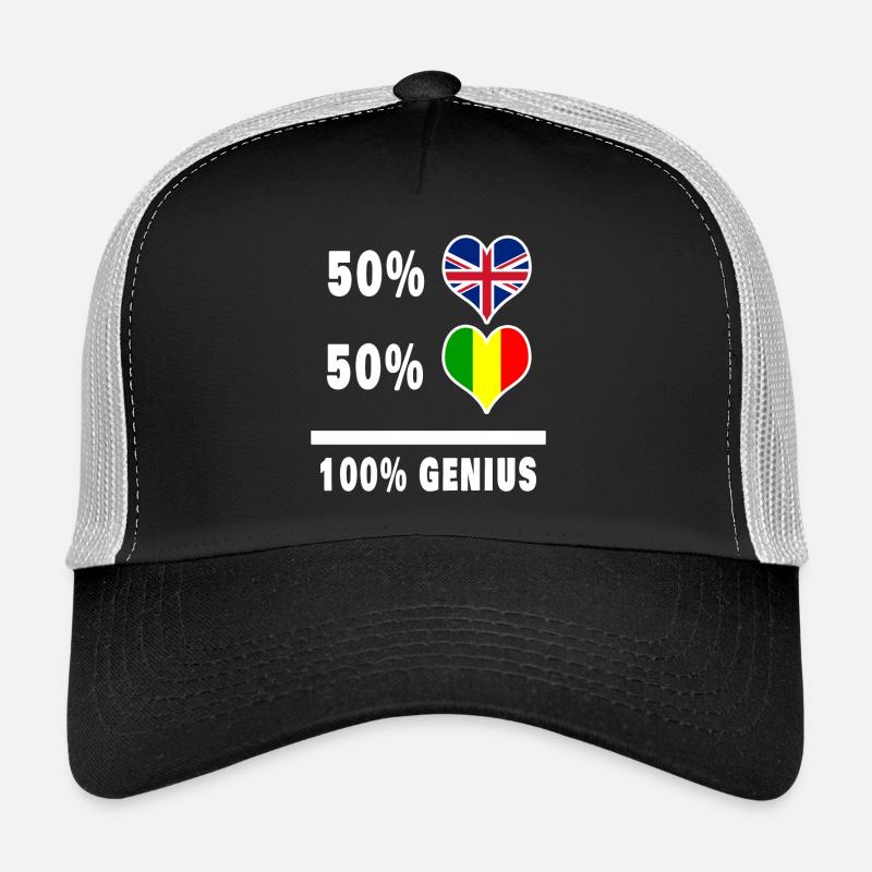 Mali and Great Britain 100% Genius Flag Trucker Cap