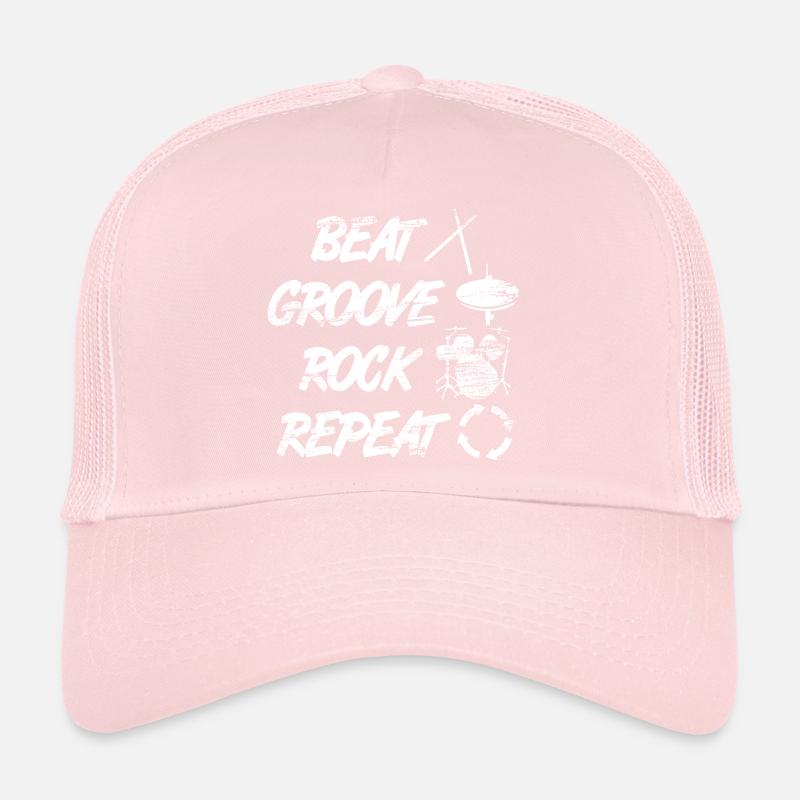 Beat Groove Rock Repeat Casquette trucker 