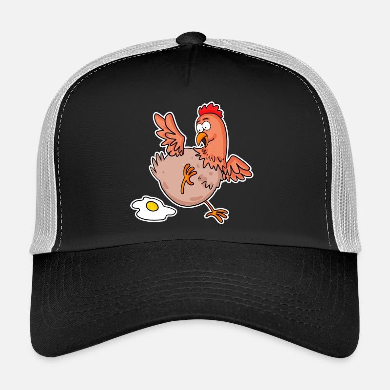 Funny Chicken - Farmer Farmers Chicken Chickens Trucker Cap