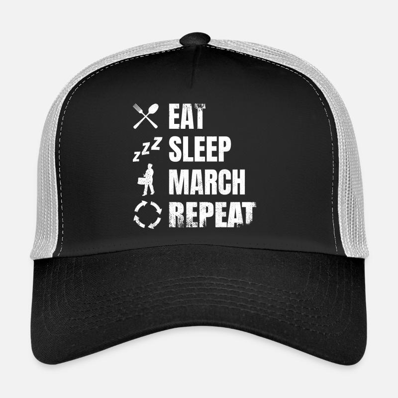 Drum Player Daily Routine Trucker Cap