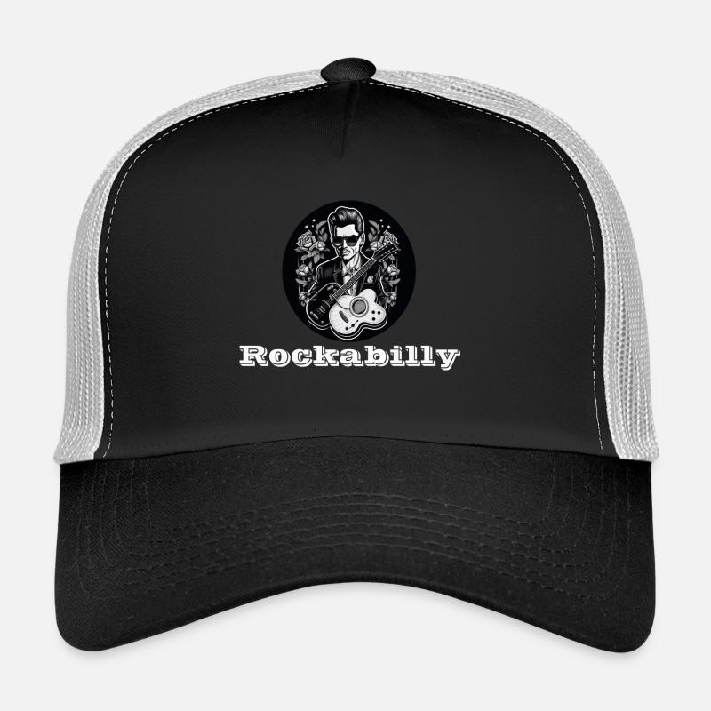 Rockabilly weiß Trucker Cap
