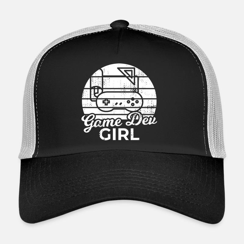 Fille de développement de jeu Casquette trucker 