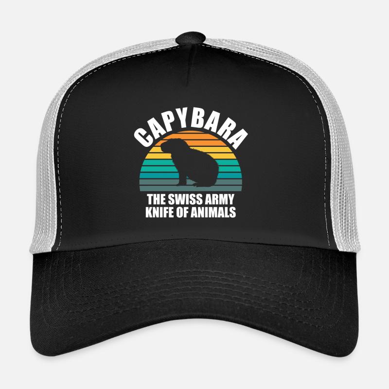 Capybara Zootier Design Trucker Cap