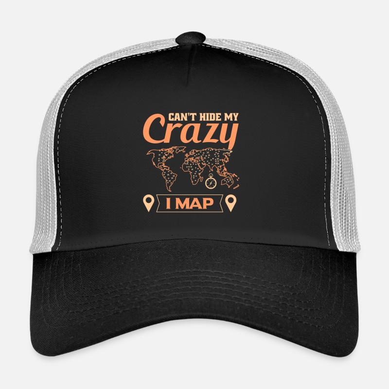 Conception cartographique Casquette trucker 