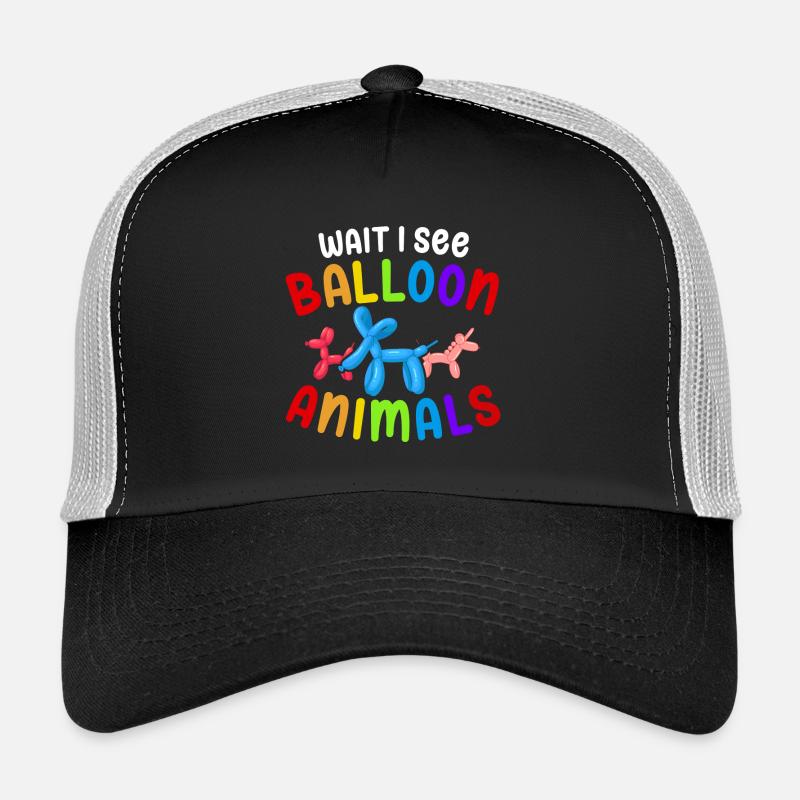 Ballon Twisting Design Trucker Cap