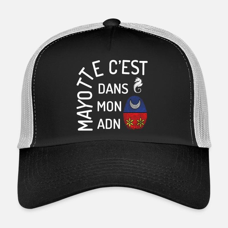 T SHIRT MAYOTTE C'EST DANS MON ADN Casquette trucker 