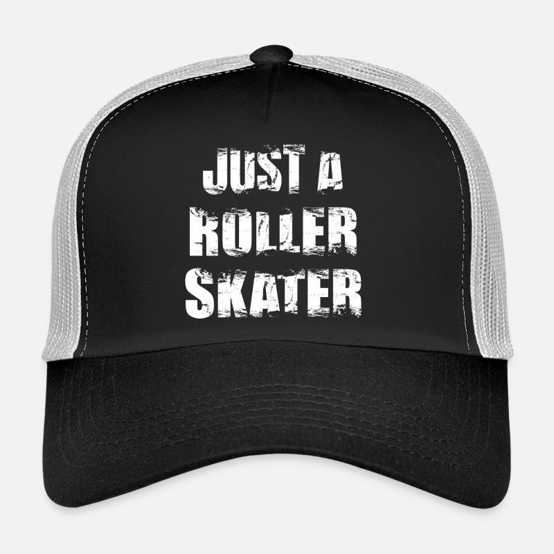 Rollschuhläufer - Trucker Cap - Schwarz/Steingrau