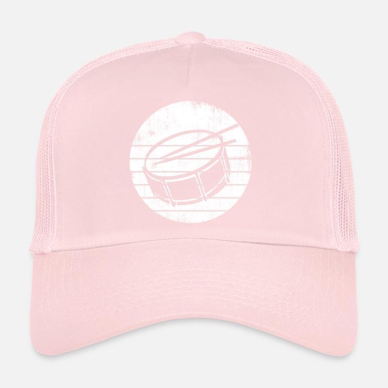 Snare Drum Drawing Trucker Cap