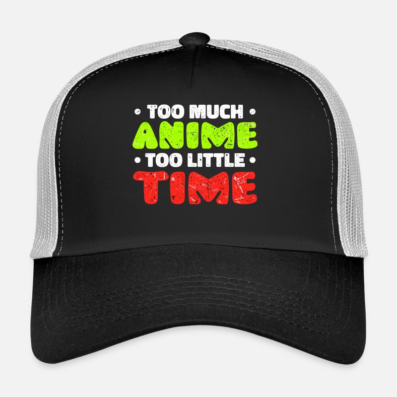 Anime Trickfilm Comic Statement Manga Japan - Trucker Cap - Schwarz/Steingrau