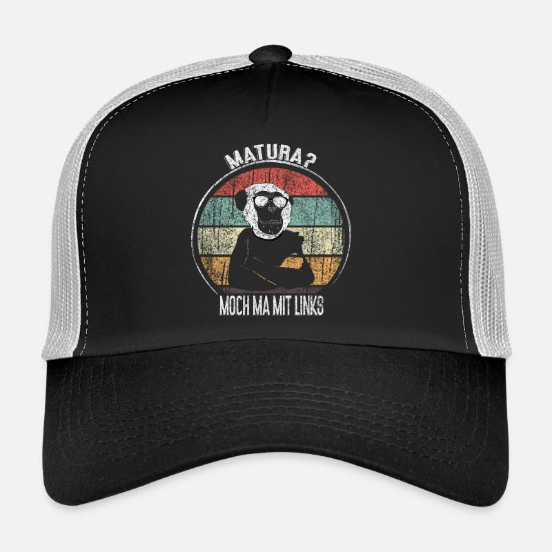 Matura Humor Retro Monkey Design Trucker Cap