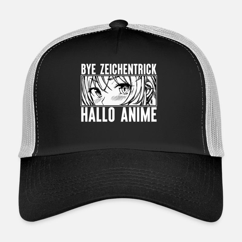 Anime Cartoon Comic Statement Japanese Manga Casquette trucker 