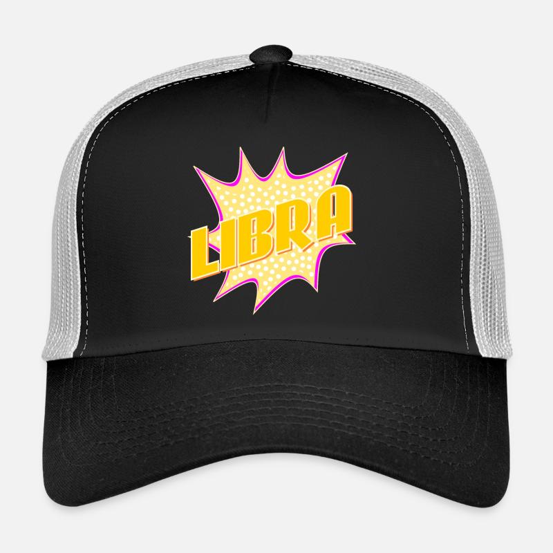 ZODIAC SUN SIGN LIBRA SEPTEMBER OCTOBER Trucker Cap