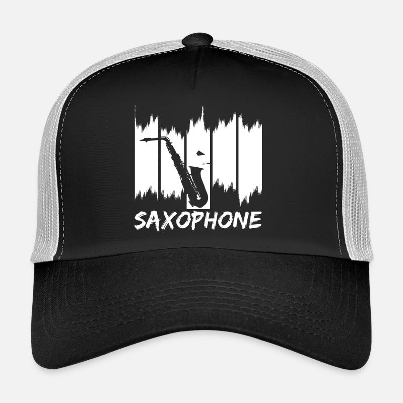 Saxophone Sketch Trucker Cap