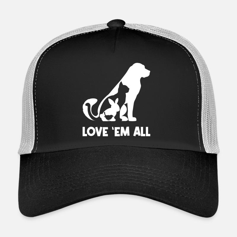 Pets Statement Cat Bunny Dog Pets Pet Trucker Cap