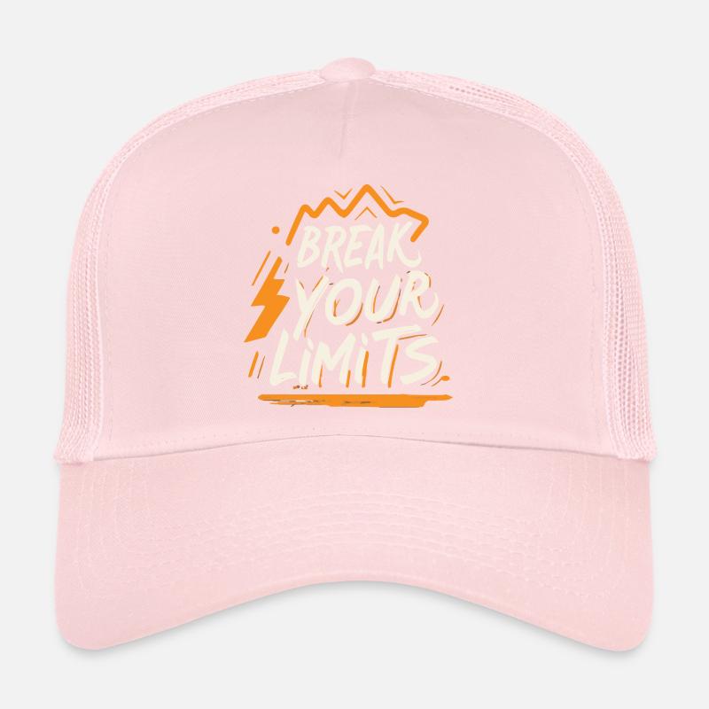 Sportgeschenk "Break your limits", Motivation Trucker Cap
