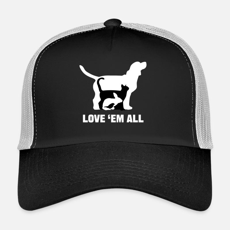 Haustiere Statement Hase Hund Katze Kuscheltier Trucker Cap