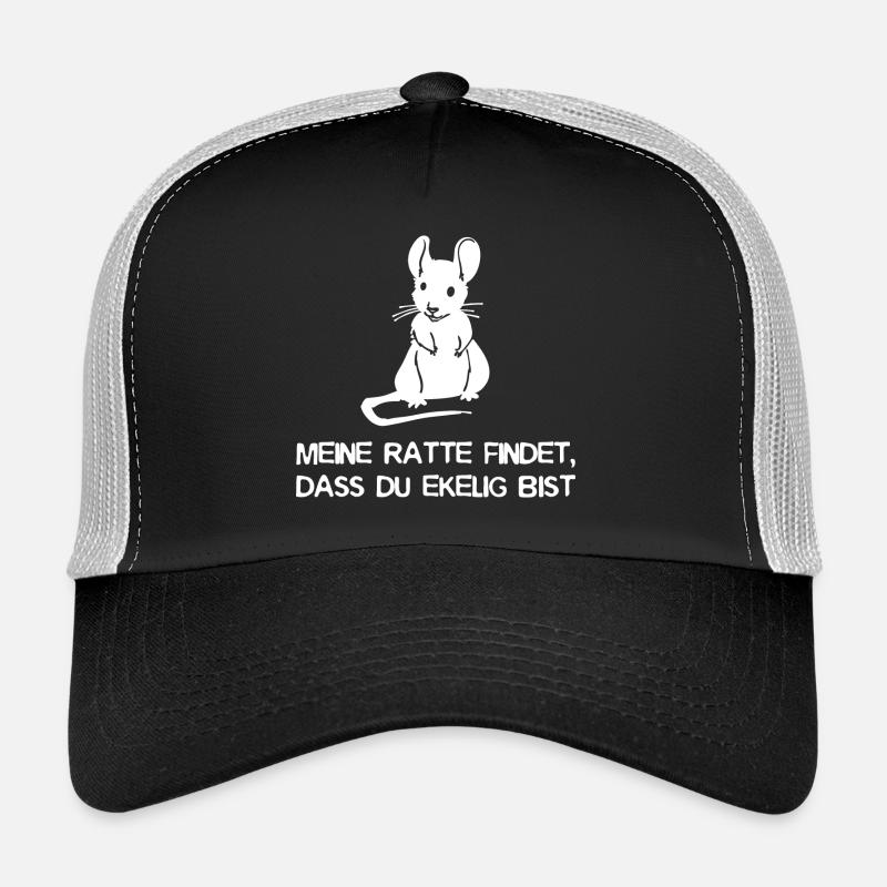 Schoßtier Ratte Statement Haustiere Heimtier Trucker Cap