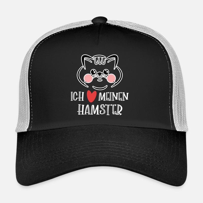 Hamster Heart Statement Animaux de compagnie Animal préféré Casquette trucker 
