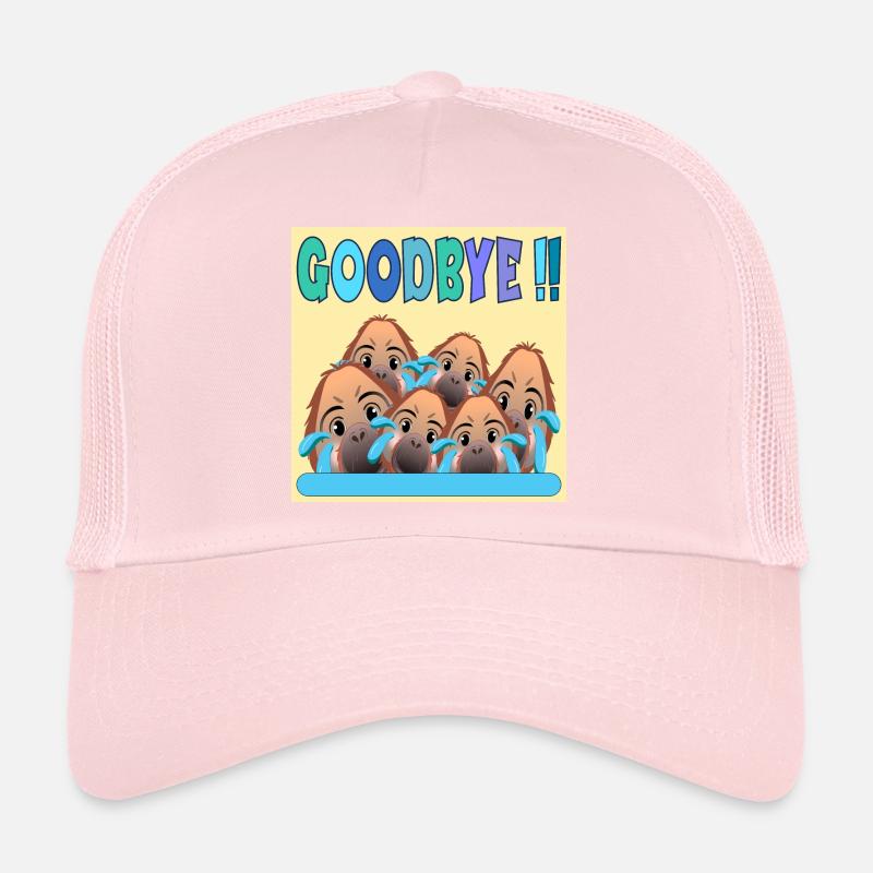 ADIEU ÉQUIPE GOODBYE MONKEY Casquette trucker 