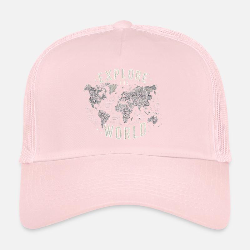 Explorez le monde Casquette trucker 