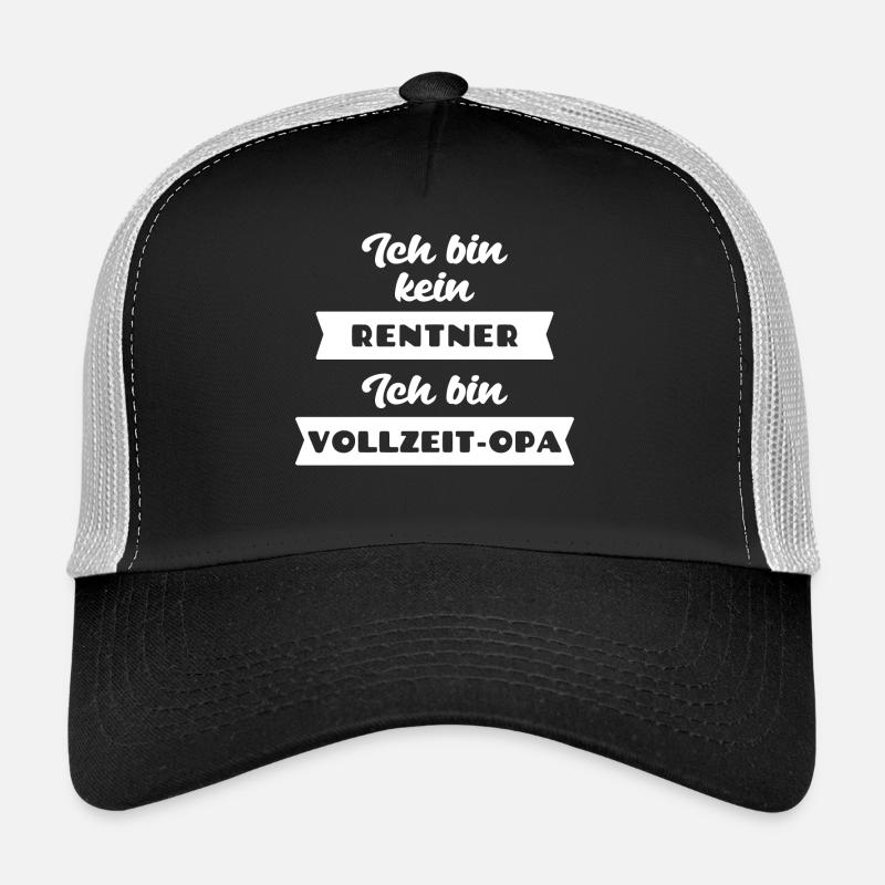 Beruf Karriere Pensionist Ruhestand Statement Trucker Cap
