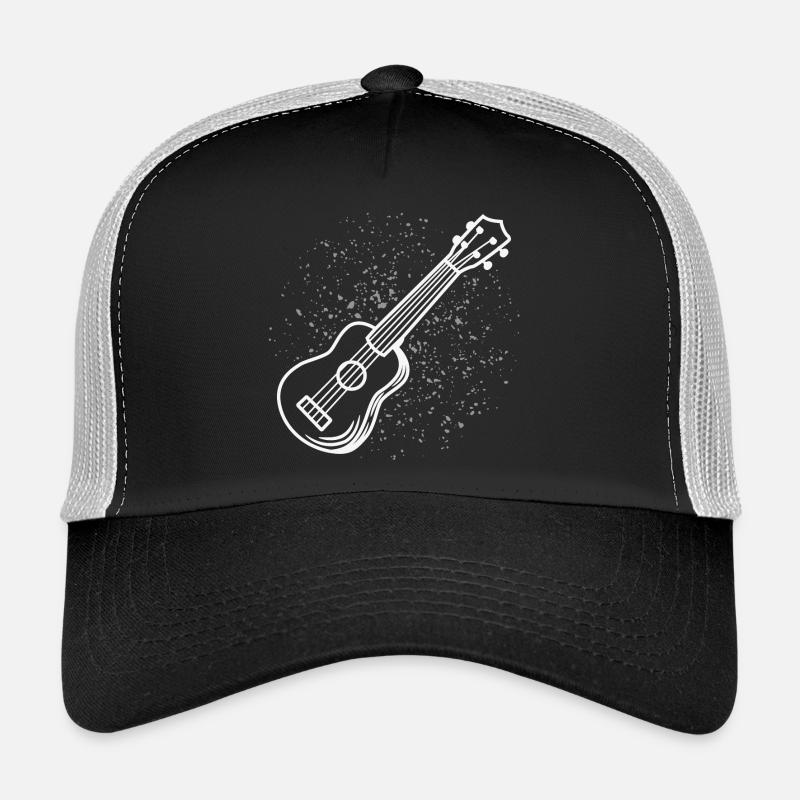 Ukulele Sketch Trucker Cap