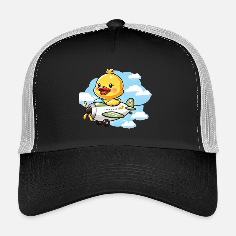 Niedliche Ente Flieger Design Trucker Cap