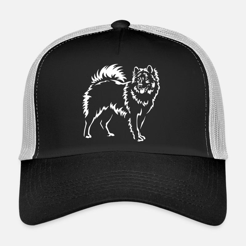 Eurasier "Black Edition" - Trucker Cap - Schwarz/Steingrau